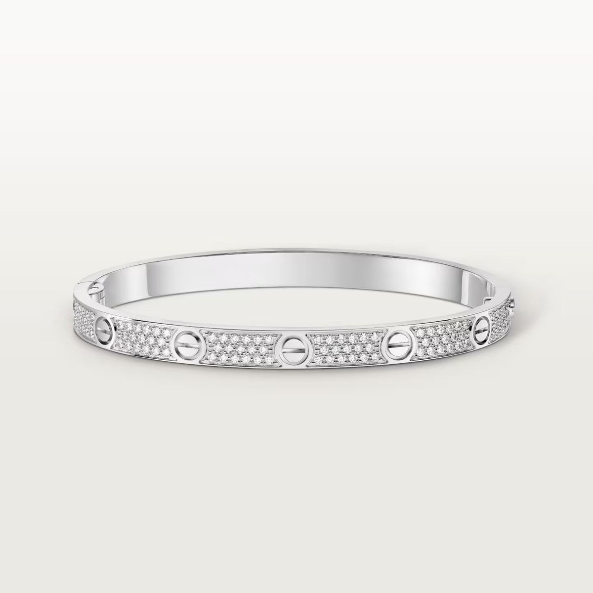 [OrnoraJewelry]LOVE BRACELET 4.8MM DIAMOND-PAVED