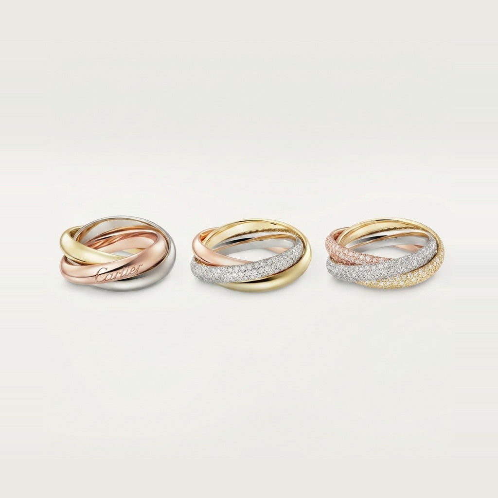 [OrnoraJewelry]TRINITY 3.2MM RING COLLECTION