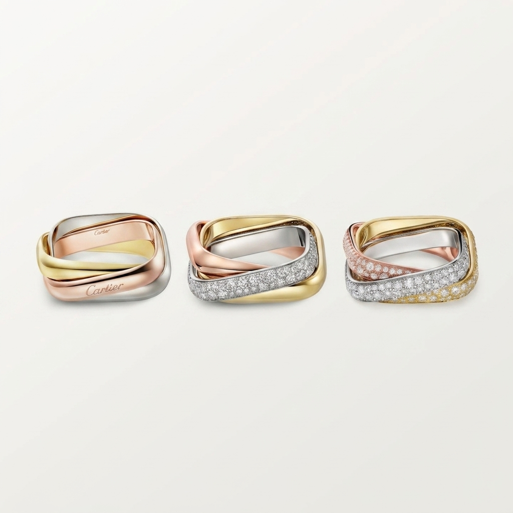[OrnoraJewelry]TRINITY 3.5MM CUSHION RING COLLECTION