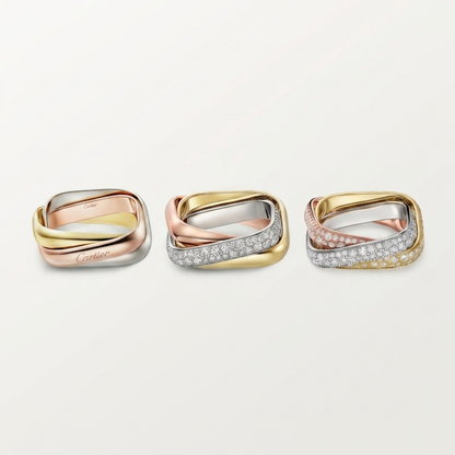 [OrnoraJewelry]TRINITY 3.5MM CUSHION RING COLLECTION
