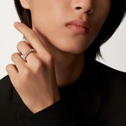 [OrnoraJewelry]CLASH 6.4MM SMALL FULL DIAMOND RING