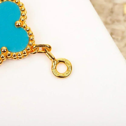 [OrnoraJewelry] CLOVER 5 MOTIF TURQUOISE BRACELET COLLECTION