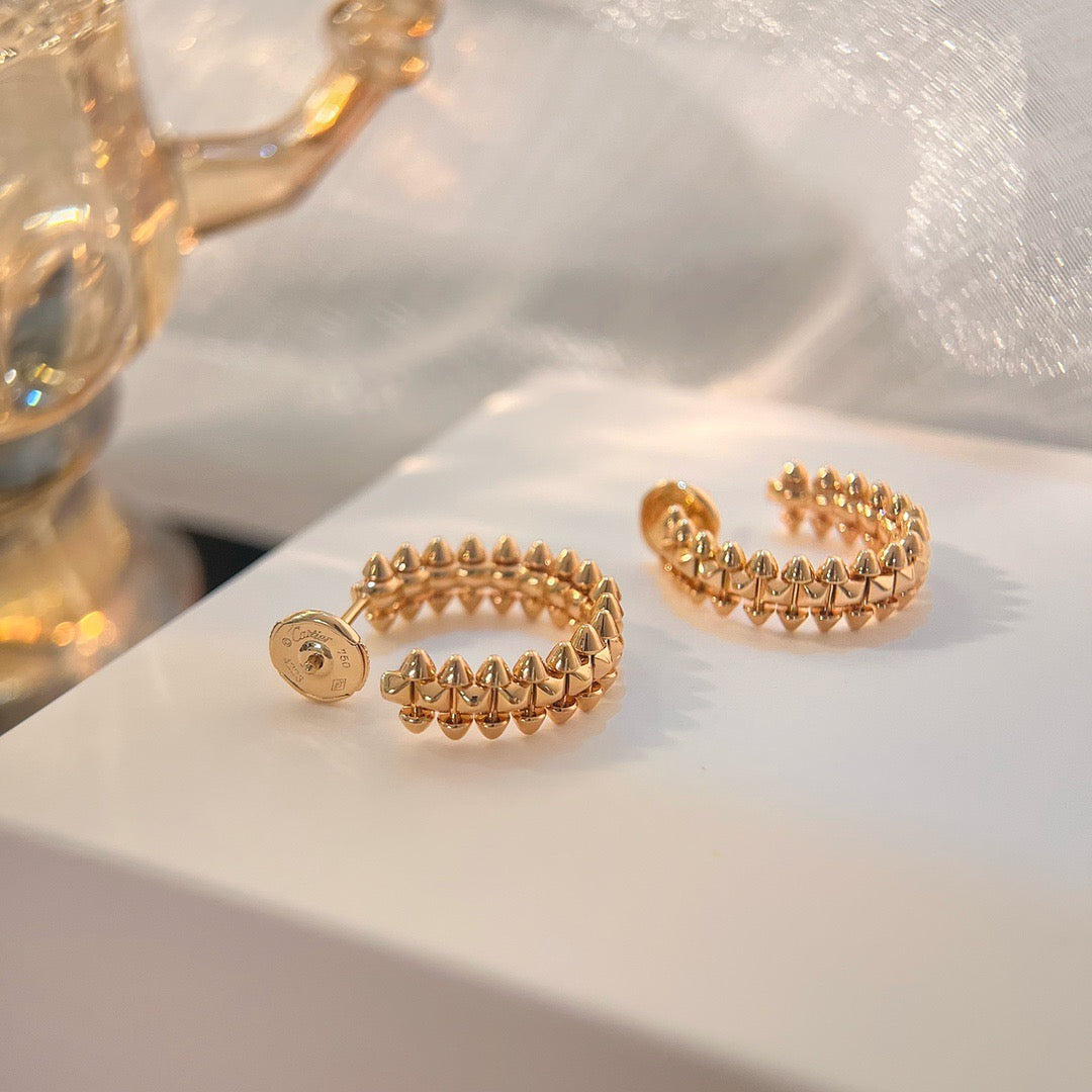 [OrnoraJewelry]CLASH SMALL HOOP EARRINGS