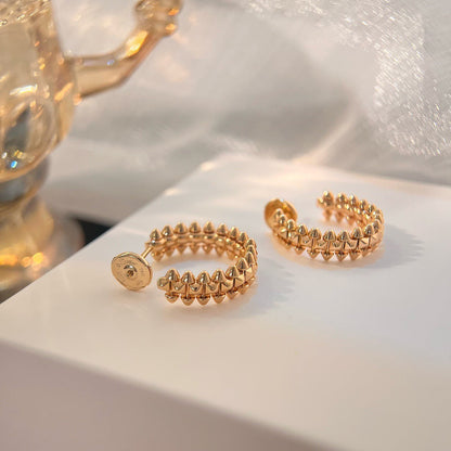 [OrnoraJewelry]CLASH SMALL HOOP EARRINGS