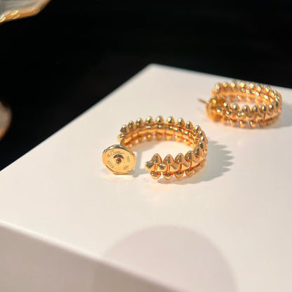 [OrnoraJewelry]CLASH SMALL HOOP EARRINGS