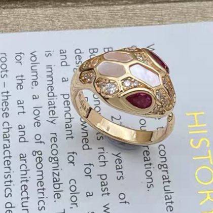 [OrnoraJewelry]BRAND NEW ASSORTED SNAKE HEAD MOTHER OF PEARL RINGS