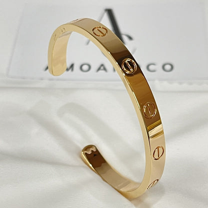 [OrnoraJewelry]LOVE BRACELET 6.1MM OPEN CUFF