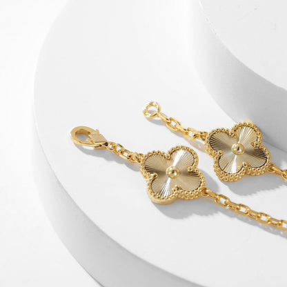 [OrnoraJewelry]CLOVER 10 MOTIFS LASER NECKLACE