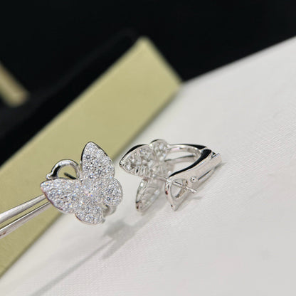 [OrnoraJewelry]BUTTERFLY ALL DIAMOND EARRINGS