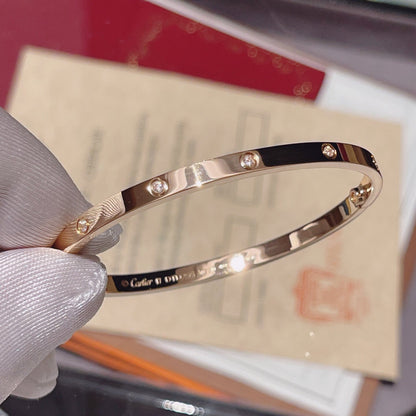[OrnoraJewelry]LOVE BRACELET 3.65MM 10 DIAMONDS