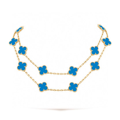 [OrnoraJewelry]CLOVER 20 MOTIFS TURQUOISE GOLD