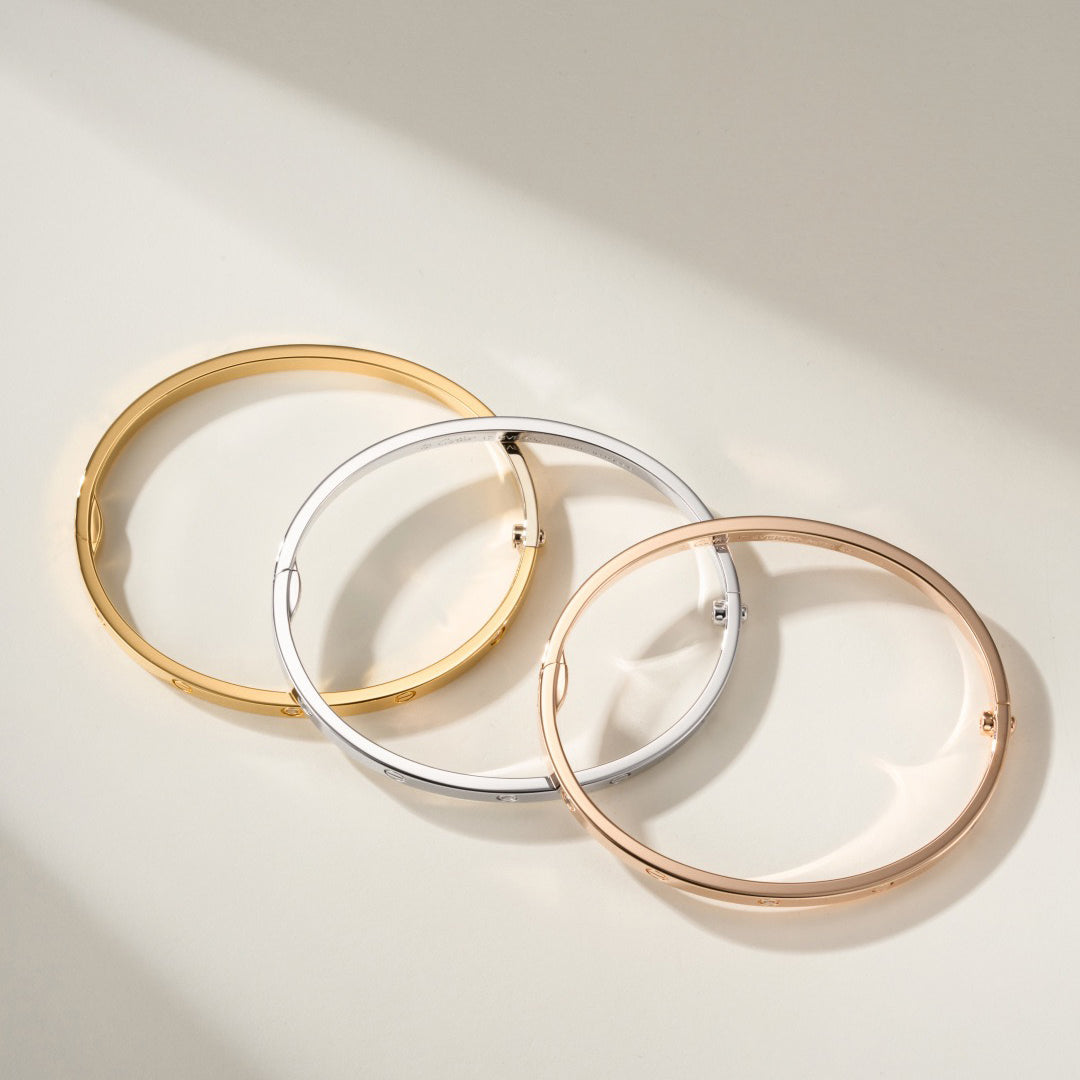 [OrnoraJewelry]LOVE BRACELET 3.65MM 6 DIAMONDS
