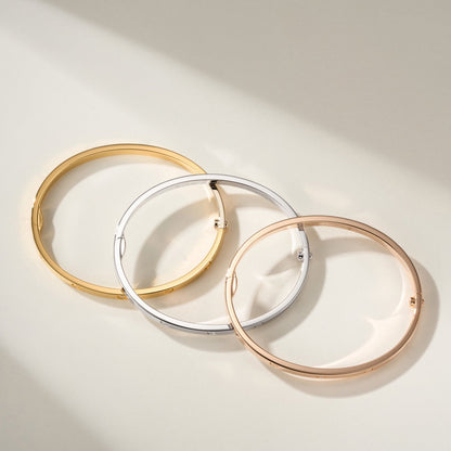 [OrnoraJewelry]LOVE BRACELET 3.65MM 6 DIAMONDS