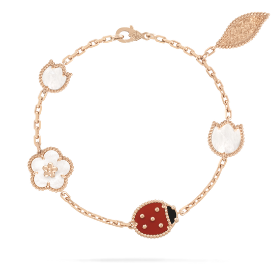 [OrnoraJewelry]LUCKY SPRING 5 MOTIF BRACELET1