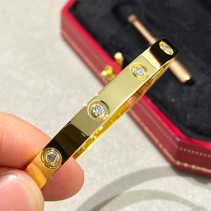 [OrnoraJewelry]LOVE BRACELET 6.1MM 10 DIAMONDS