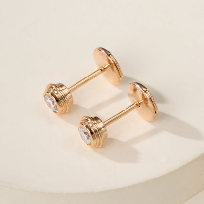 [OrnoraJewelry]DAMOUR DIAMOND EARRINGS