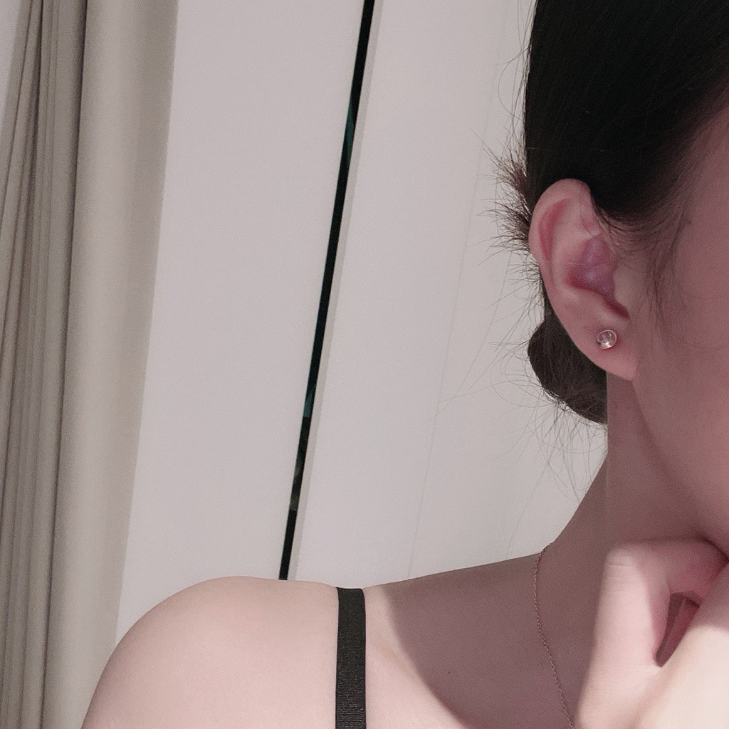 [OrnoraJewelry]DAMOUR PING DIAMOND EARRINGS