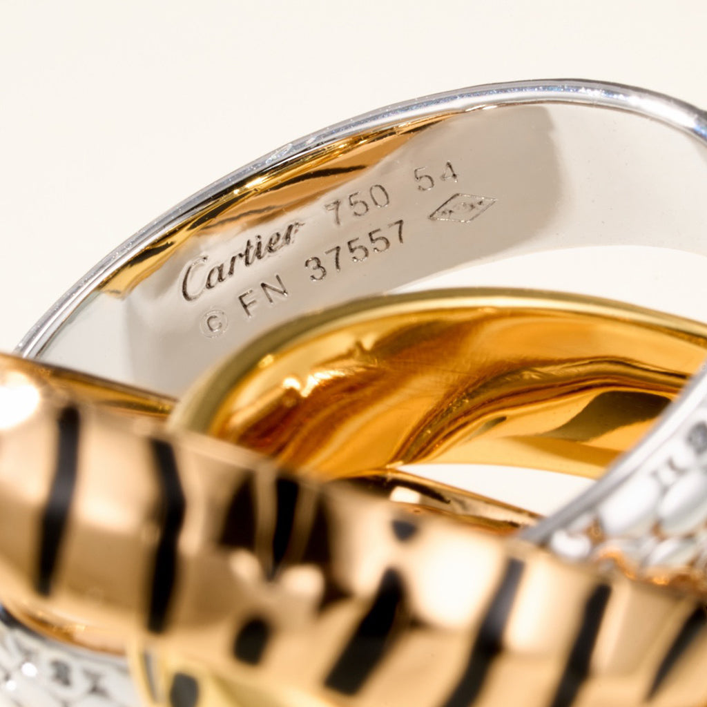 [OrnoraJewelry]TRINITY  RING LEOPARD PRINT