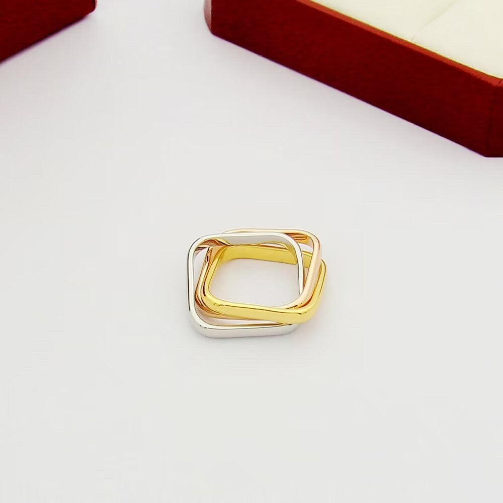 [OrnoraJewelry]TRINITY 3.5MM CUSHION RING COLLECTION