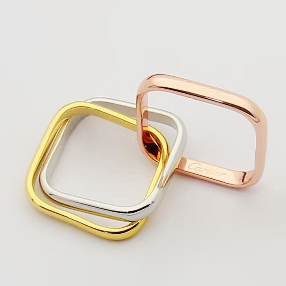 [OrnoraJewelry]TRINITY 3.5MM CUSHION RING COLLECTION