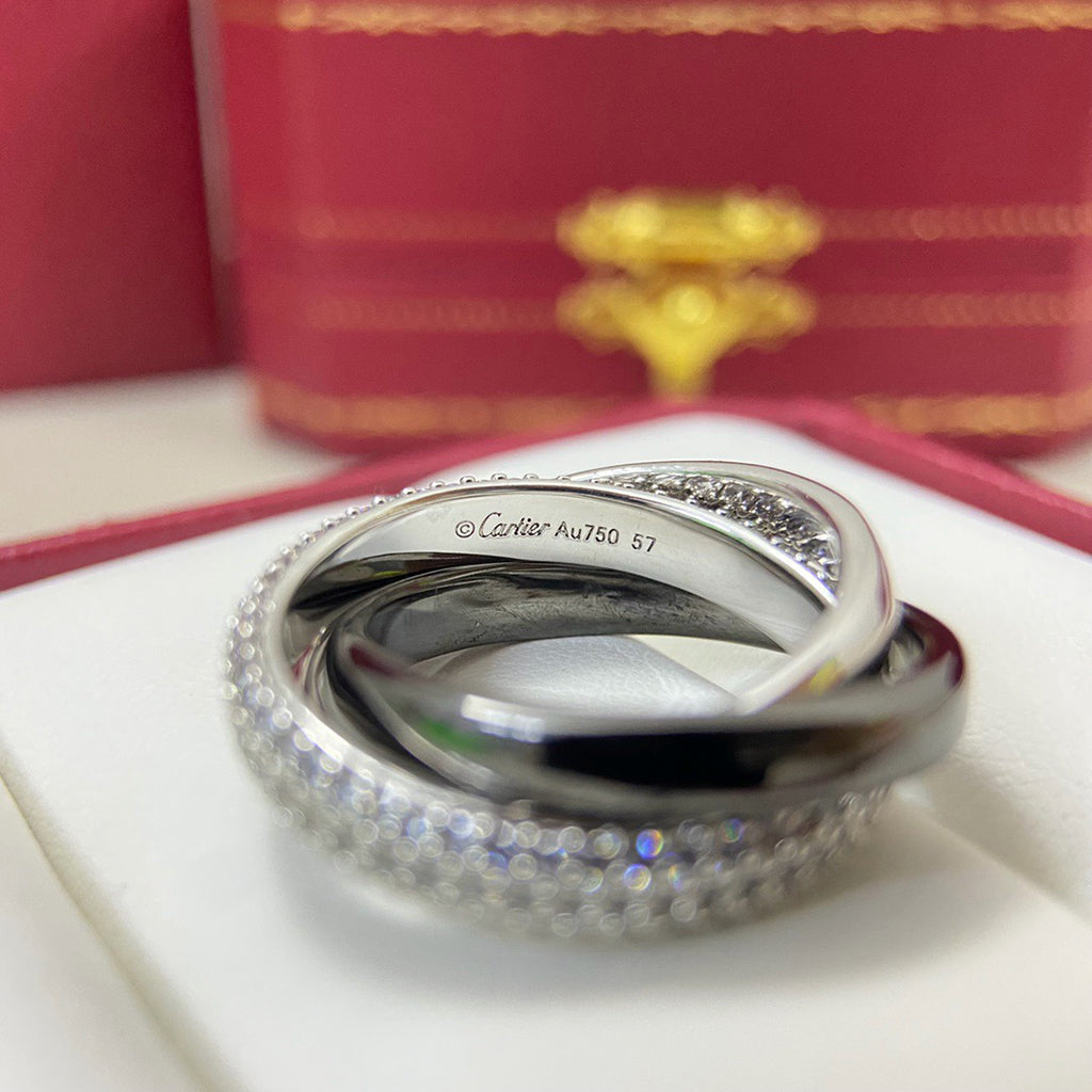 [OrnoraJewelry]TRINITY 3.2MM RING BLACK CERAMIC