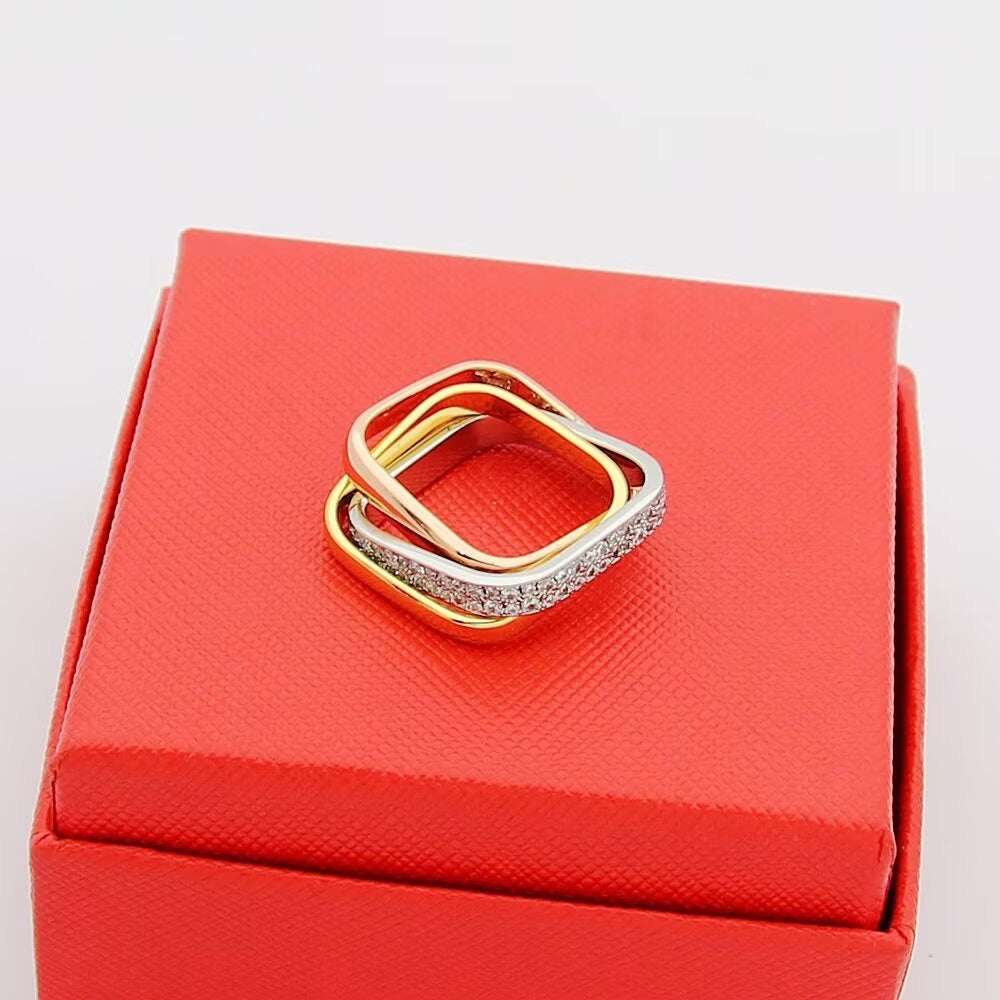 [OrnoraJewelry]TRINITY 3.5MM CUSHION RING COLLECTION