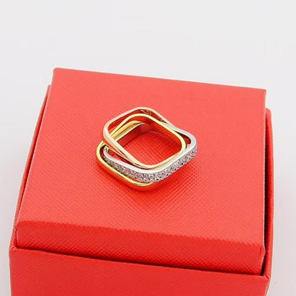 [OrnoraJewelry]TRINITY 3.5MM CUSHION RING COLLECTION