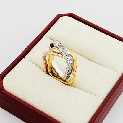 [OrnoraJewelry]TRINITY 3.5MM CUSHION RING COLLECTION