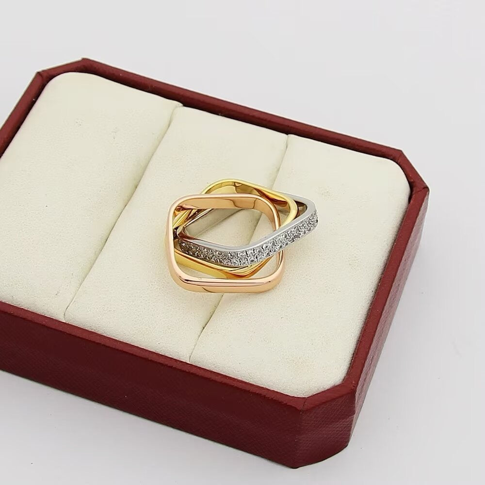 [OrnoraJewelry]TRINITY 3.5MM CUSHION RING COLLECTION