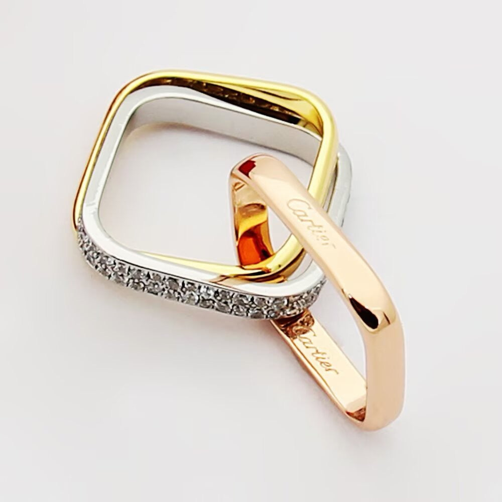 [OrnoraJewelry]TRINITY 3.5MM CUSHION RING COLLECTION