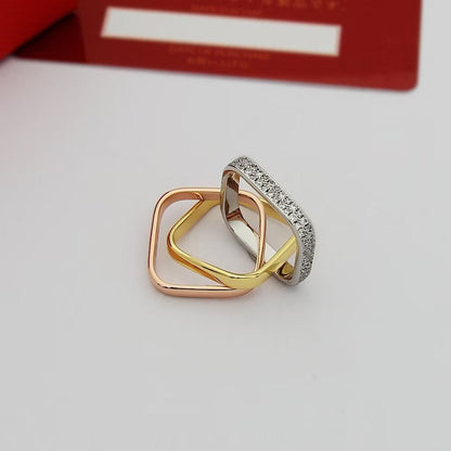 [OrnoraJewelry]TRINITY 3.5MM CUSHION RING COLLECTION