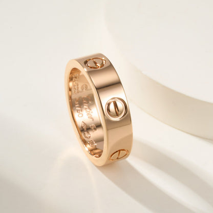 [OrnoraJewelry]LOVE RING 5.5MM NO DIAMOND
