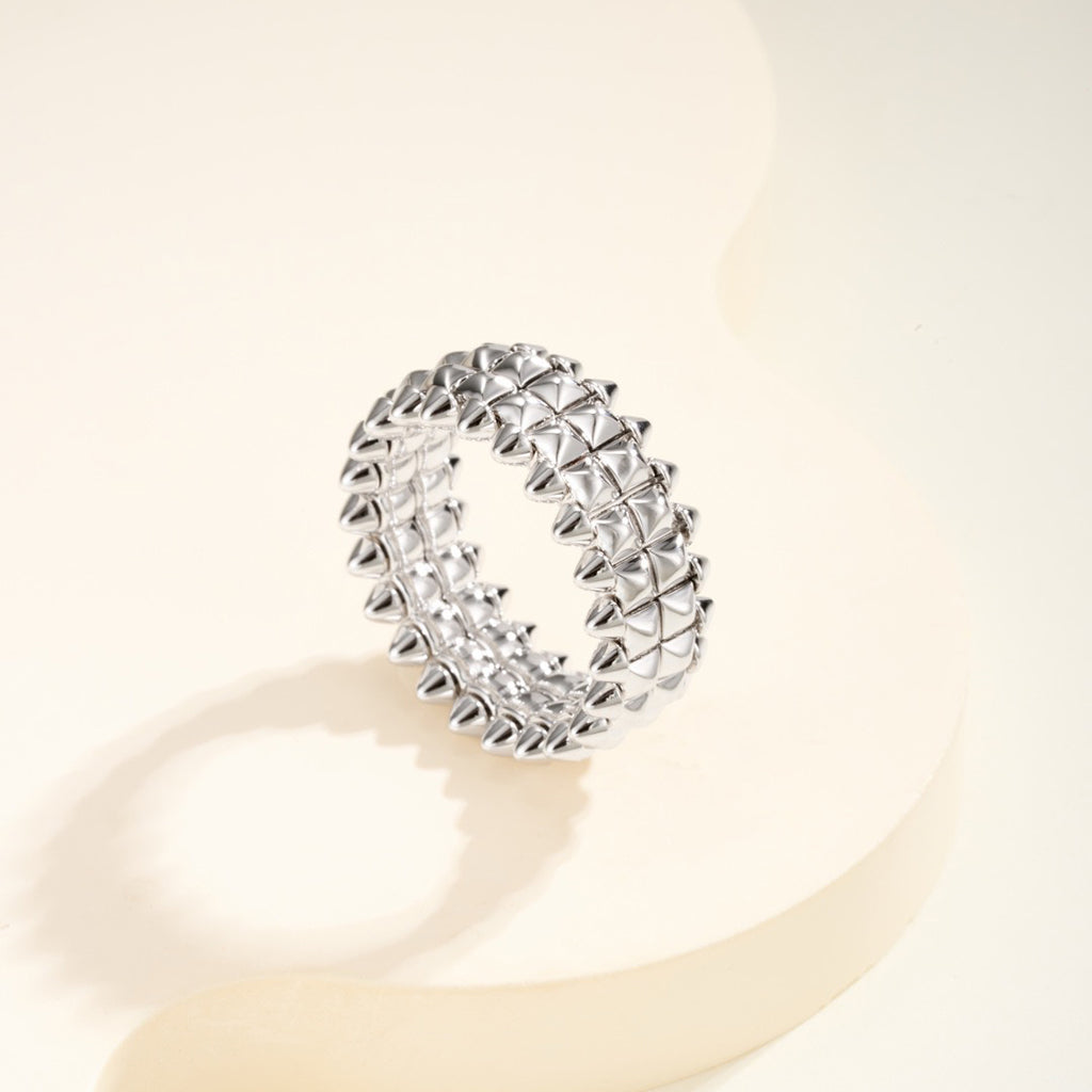 [OrnoraJewelry]CLASH 9.2MM DOUBLE ROW RING