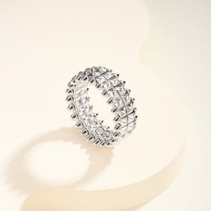 [OrnoraJewelry]CLASH 9.2MM DOUBLE ROW RING