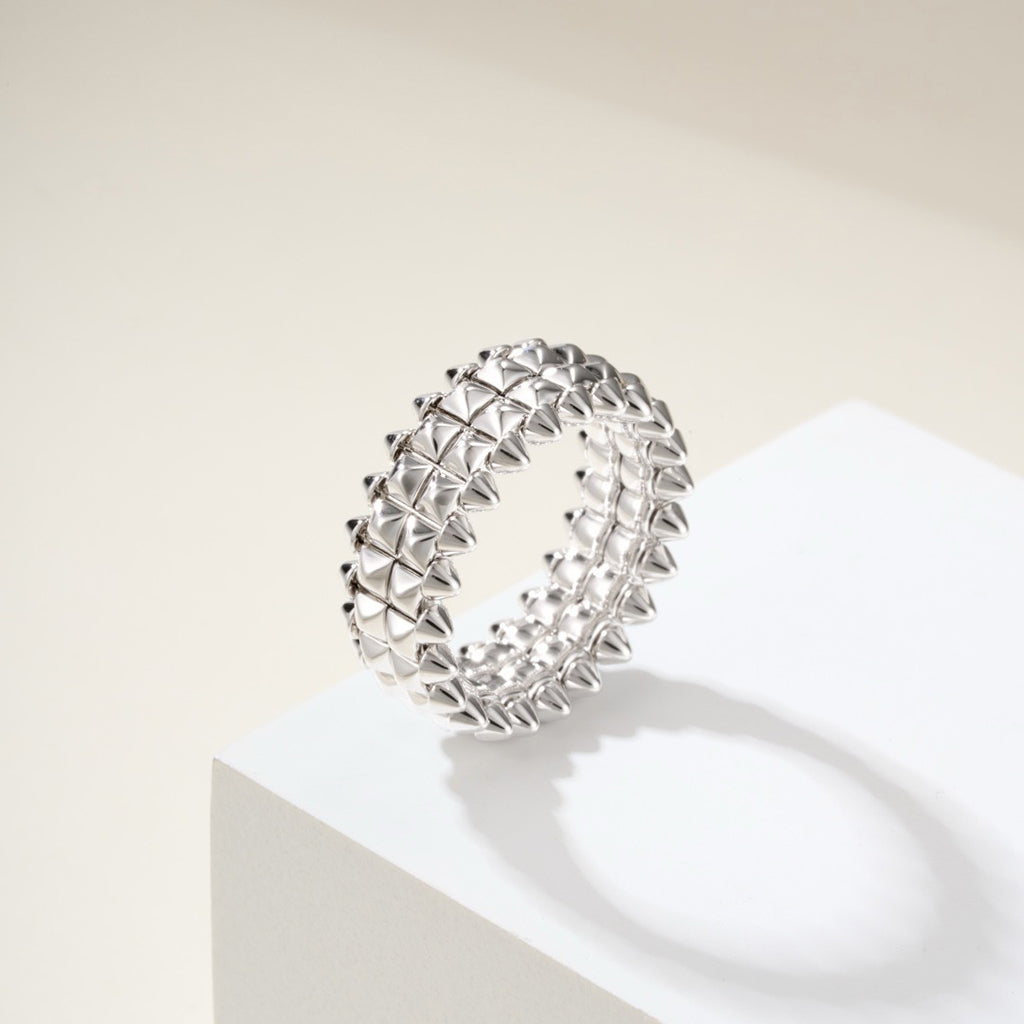 [OrnoraJewelry]CLASH 9.2MM DOUBLE ROW RING