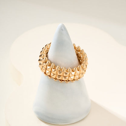 [OrnoraJewelry]CLASH 9.2MM DOUBLE ROW RING