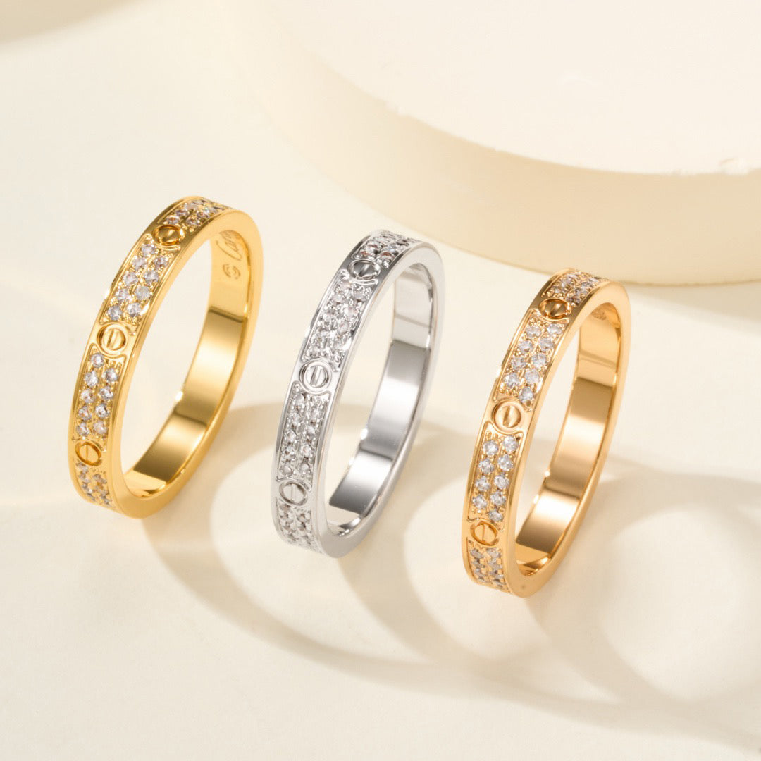 [OrnoraJewelry]LOVE RING 2.65MM DIAMOND