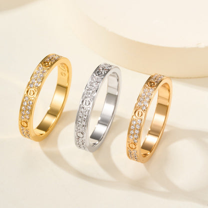 [OrnoraJewelry]LOVE RING 2.65MM DIAMOND
