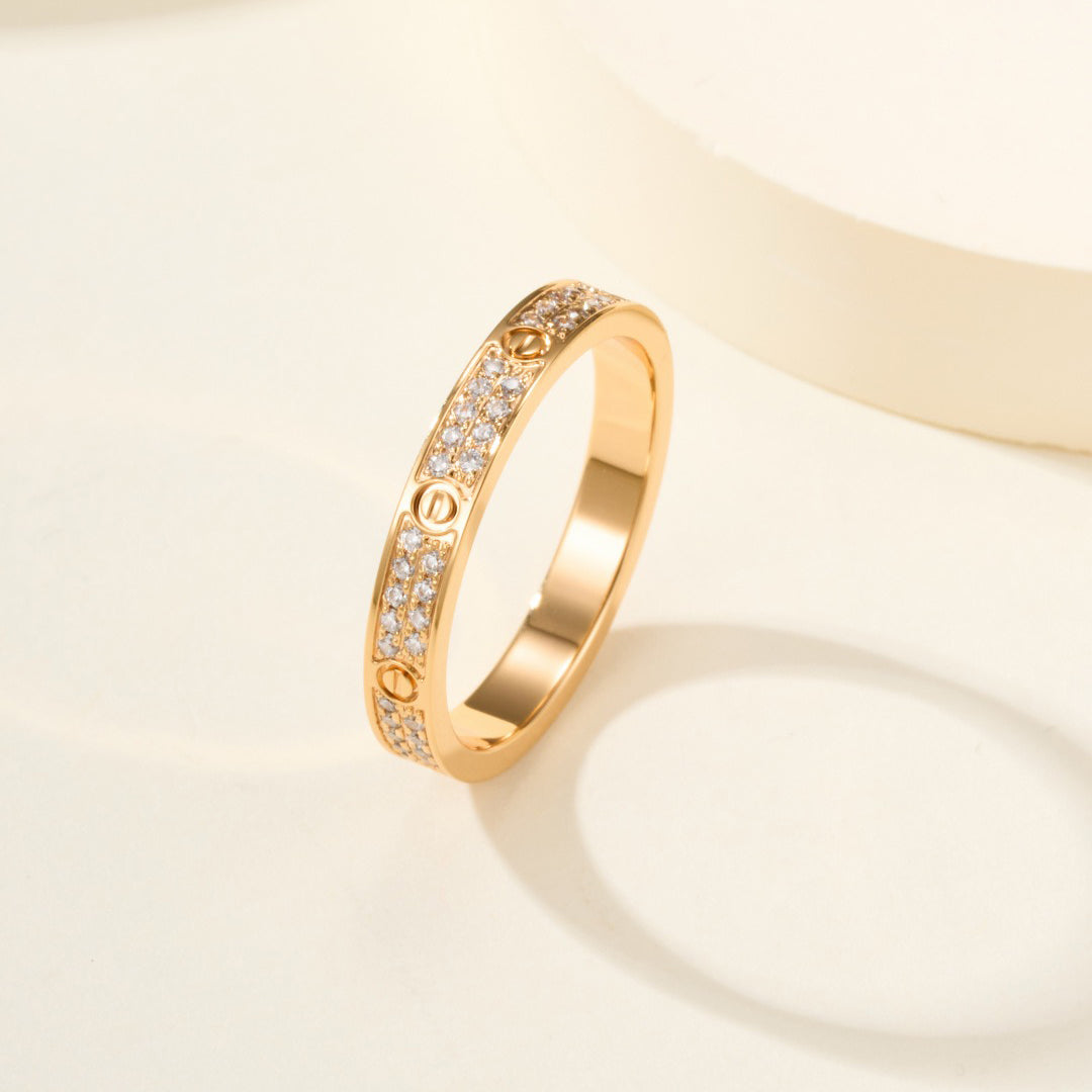 [OrnoraJewelry]LOVE RING 2.65MM DIAMOND