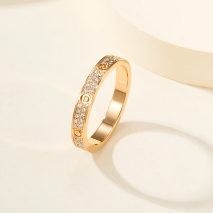 [OrnoraJewelry]LOVE RING 2.65MM DIAMOND