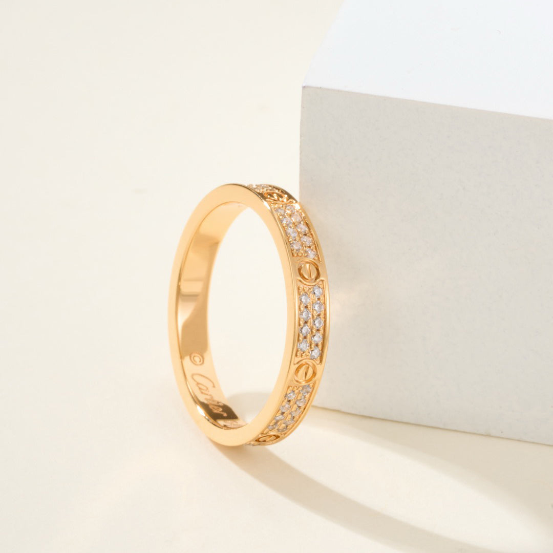 [OrnoraJewelry]LOVE RING 2.65MM DIAMOND