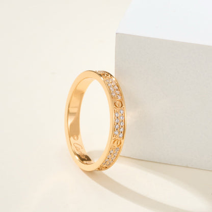 [OrnoraJewelry]LOVE RING 2.65MM DIAMOND