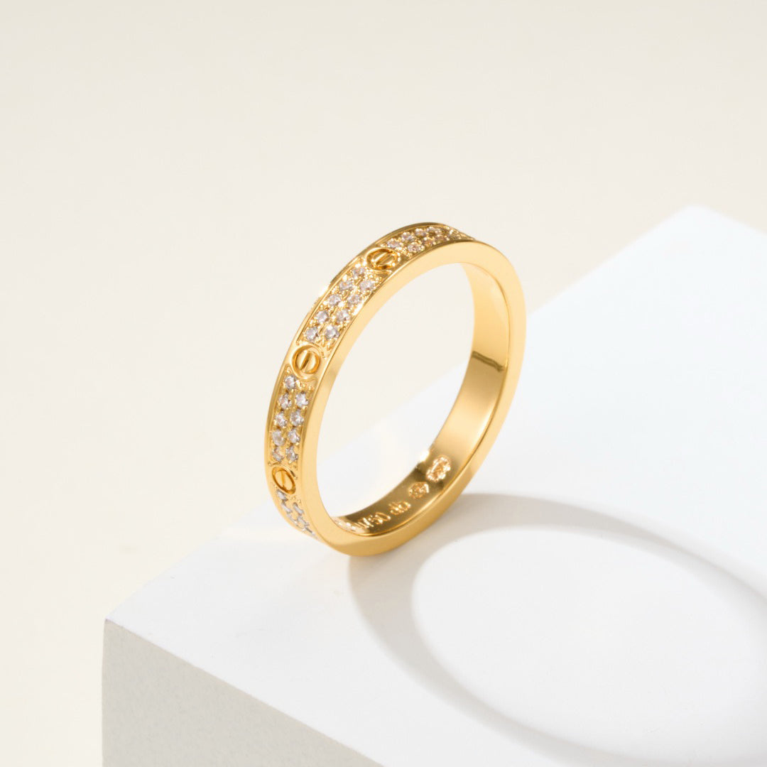 [OrnoraJewelry]LOVE RING 2.65MM DIAMOND