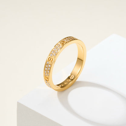 [OrnoraJewelry]LOVE RING 2.65MM DIAMOND