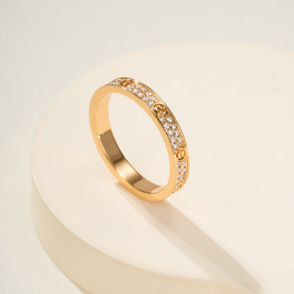 [OrnoraJewelry]LOVE RING 2.65MM DIAMOND