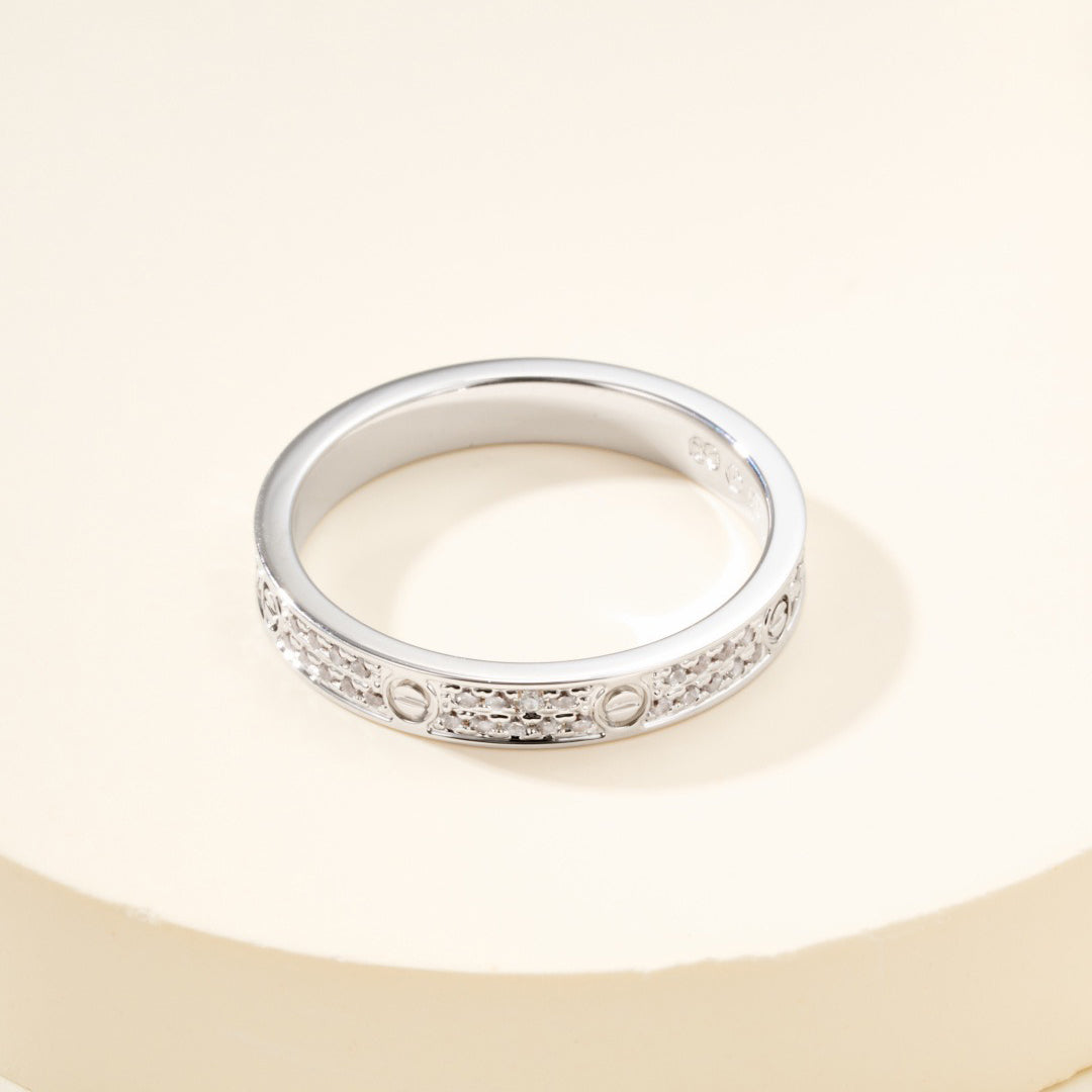 [OrnoraJewelry]LOVE RING 2.65MM DIAMOND