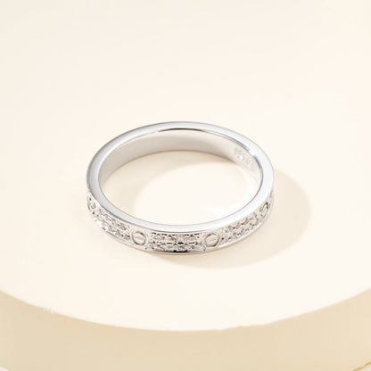 [OrnoraJewelry]LOVE RING 2.65MM DIAMOND
