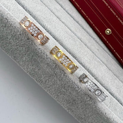 [OrnoraJewelry]LOVE 5.5MM FULL-PAVE 6-DIAMOND RING