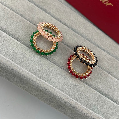[OrnoraJewelry]CLASH 7.9MM AGATE CHALCEDONY RING