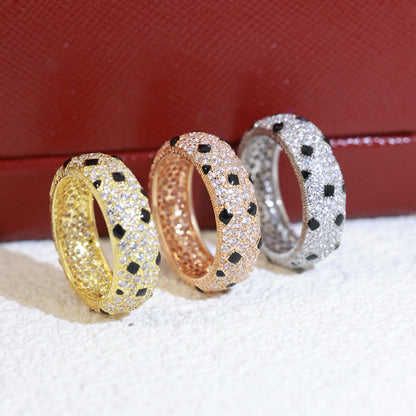 [OrnoraJewelry]PANTHERE SPOTTED FULL DIAMOND RING